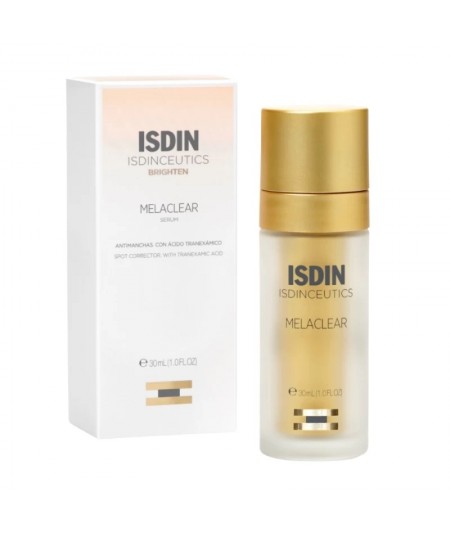 ISDINCEUTICS Melaclear Advanced 30ml – Envase del sérum despigmentante intesivo