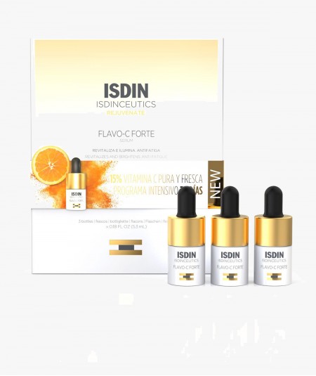 ISDINCEUTICS Flavo-C Forte 5,3 ml – Sérum antioxidante con 15% de vitamina C pura