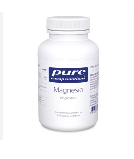 Magnesio Bisglicinato Pure Encapsulations – alta absorción y tolerancia