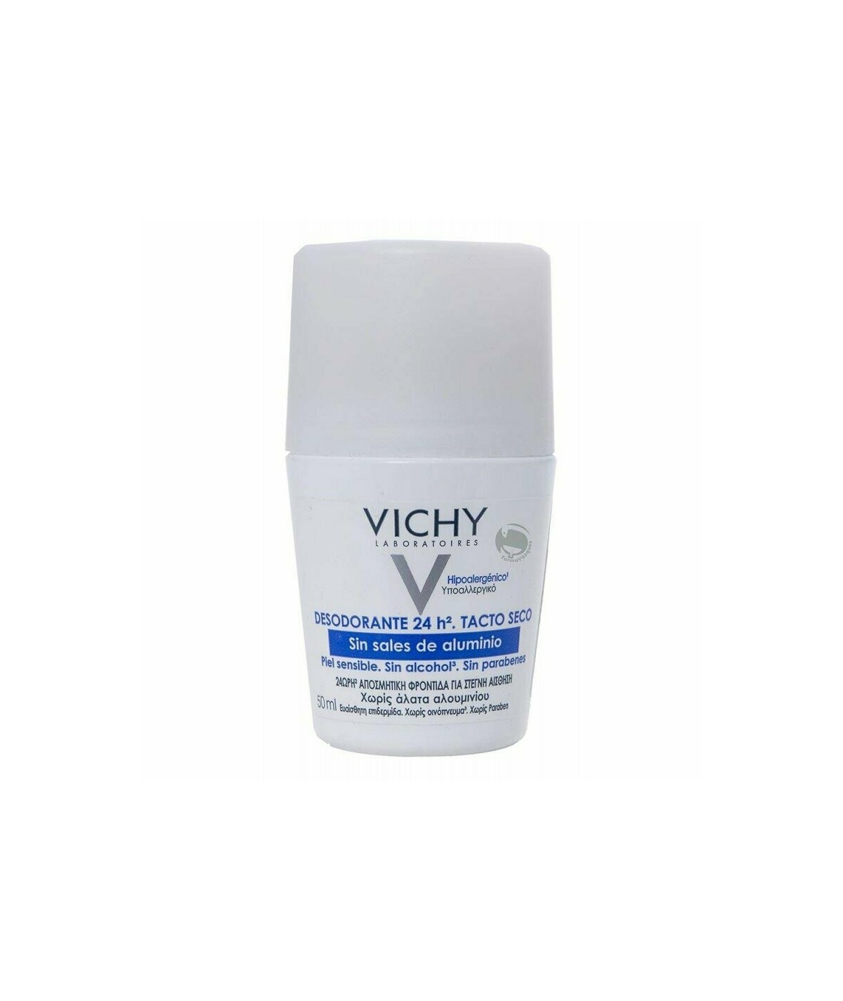 Vichy Desodorante Sin Aluminio 24H – Protección desodorante para piel sensible