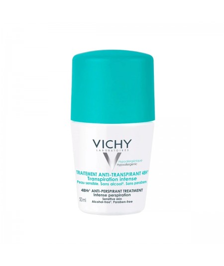 Vichy Desodorante Antitranspirante 48H – Protección eficaz para piel sensible